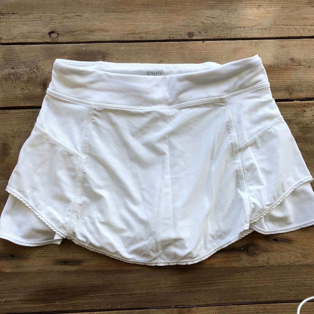 White Tennis Skirt Women S or Girls XL